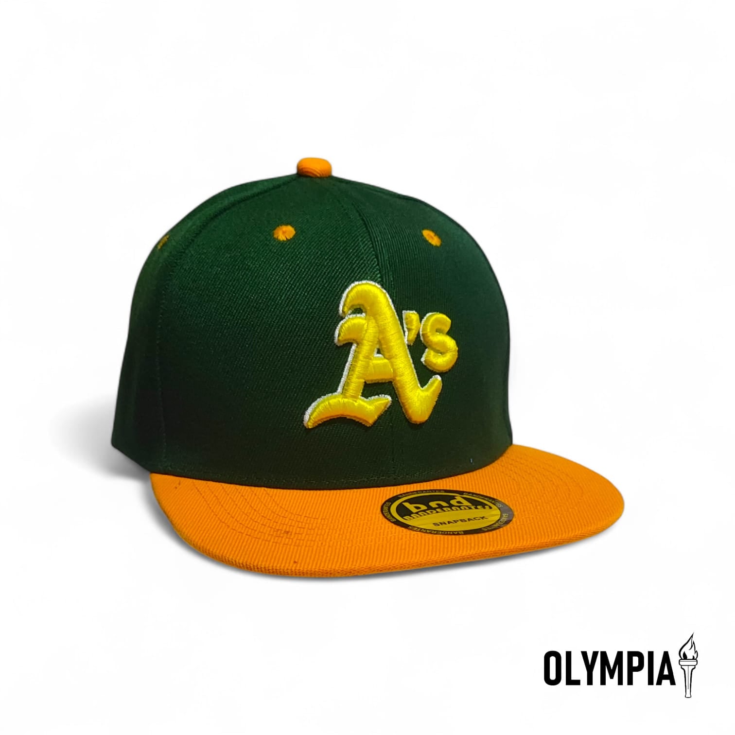 Oakland Athletics Snapback Green/Yellow