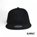 Los Angeles Dodgers Black On Black Snapback
