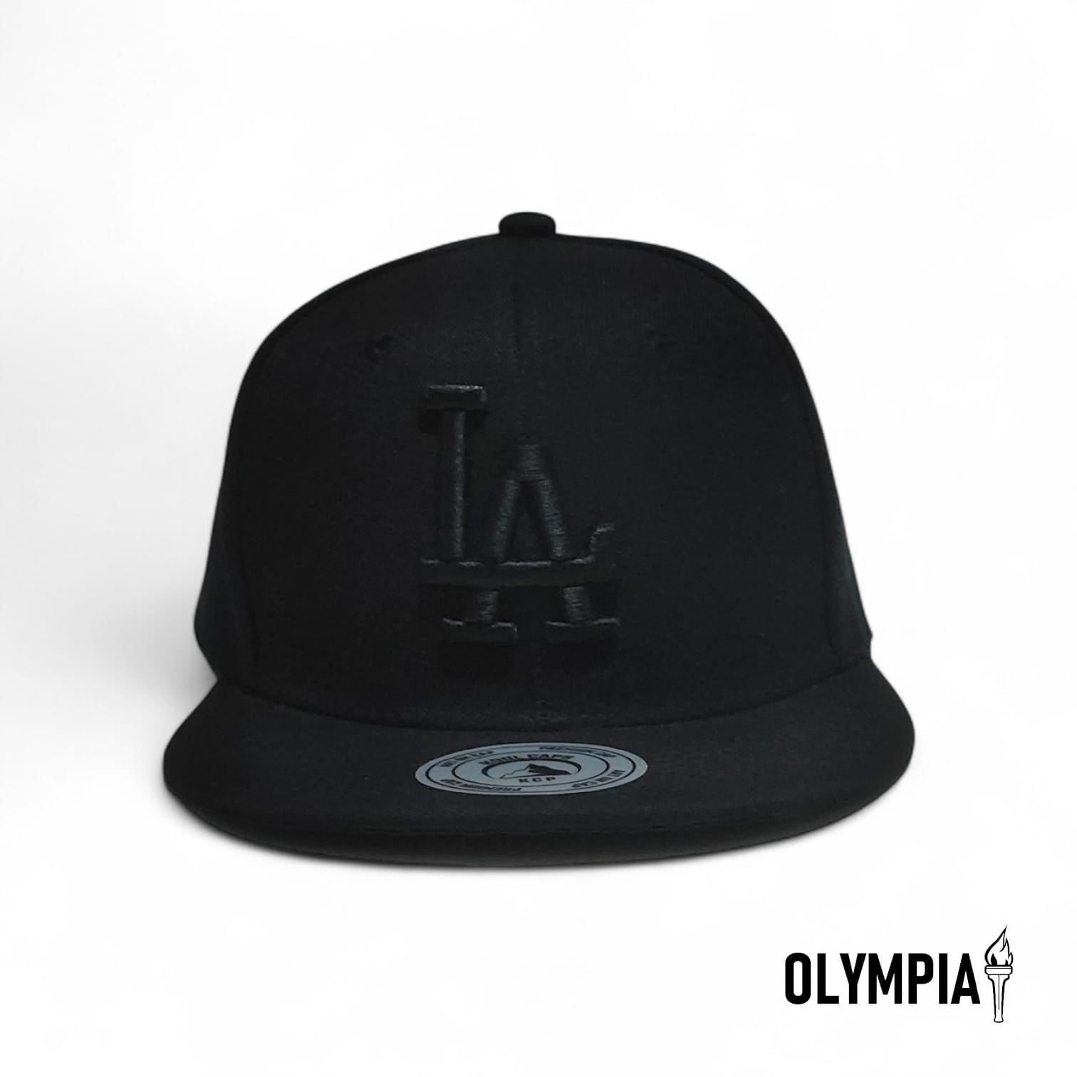 Los Angeles Dodgers Black On Black Snapback