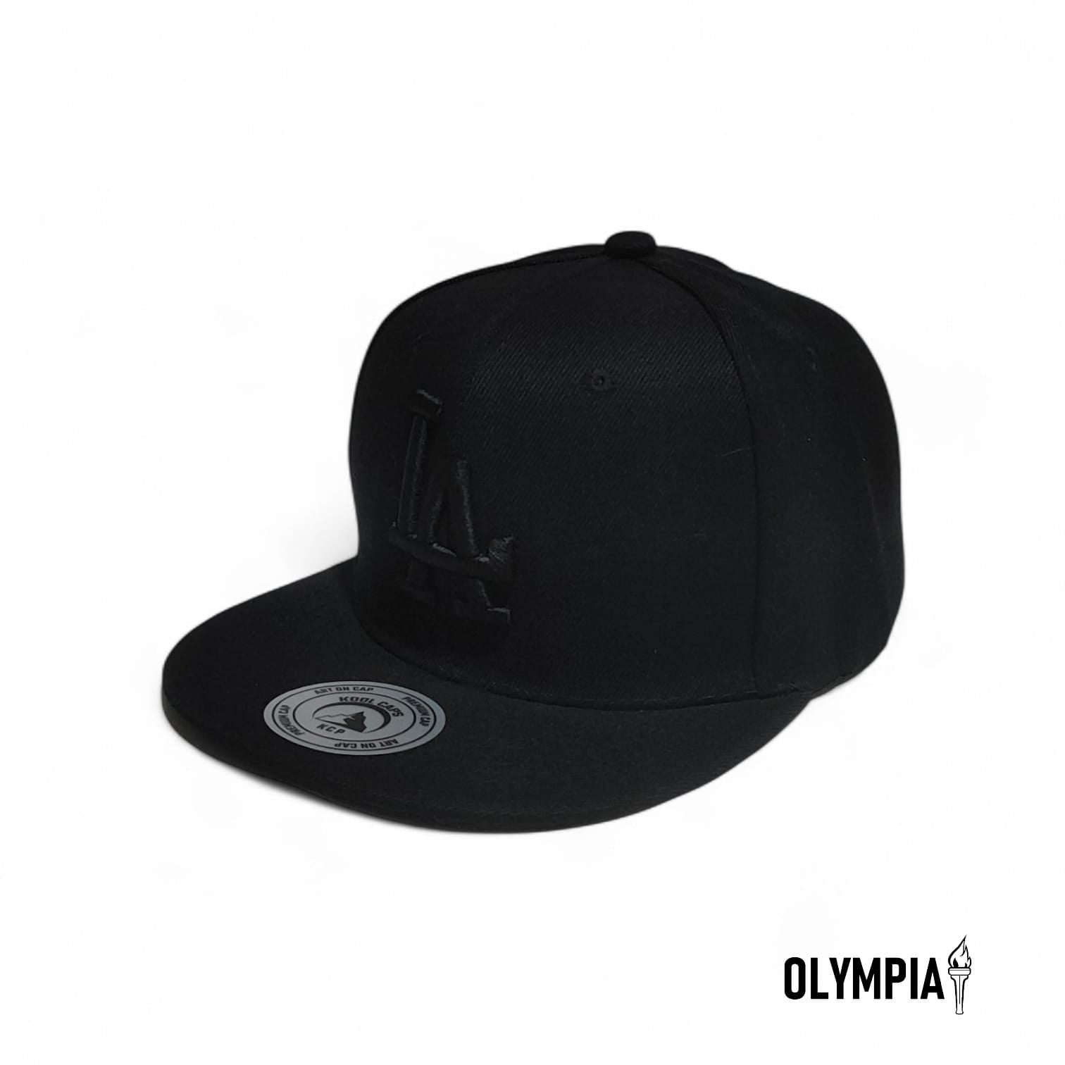 Los Angeles Dodgers Black On Black Snapback