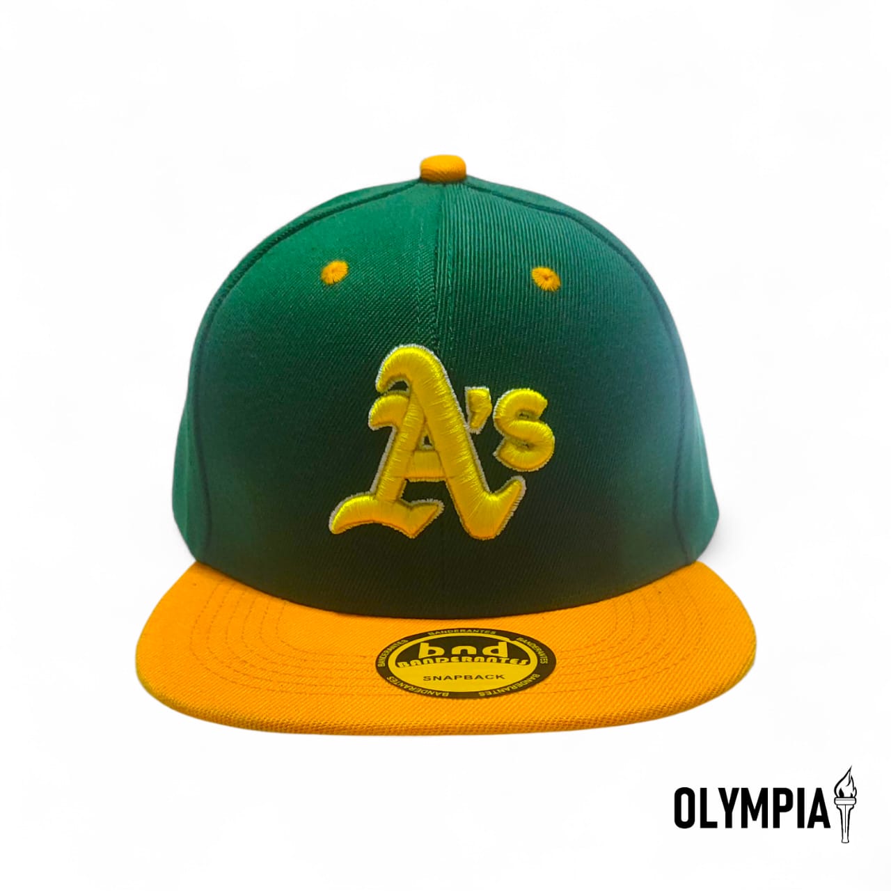 Oakland Athletics Snapback Green/Yellow